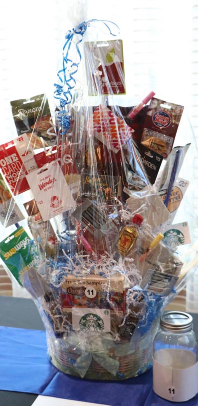 basket with scratch offs